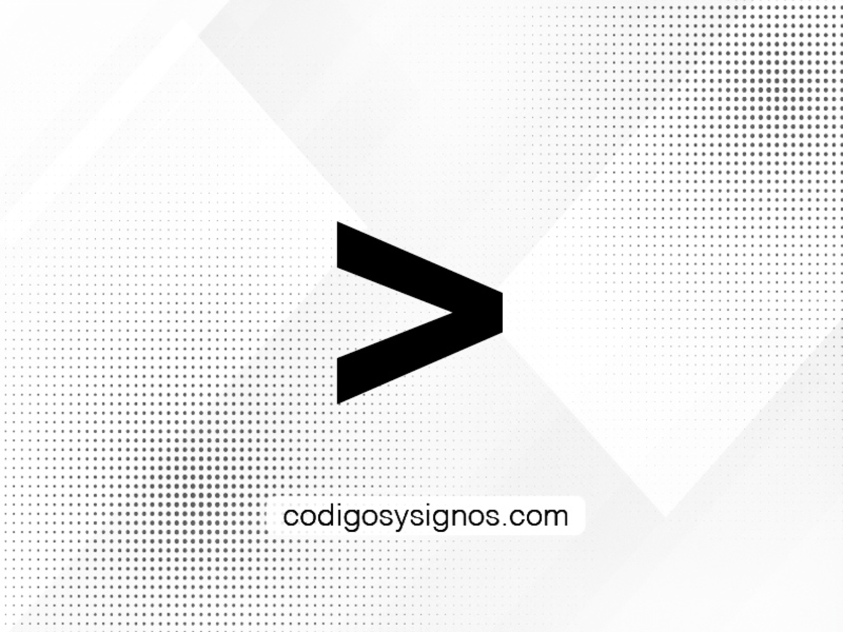 Escribir el signo Mayor qué > en Linux